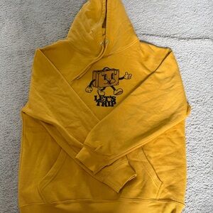 Yellow Graphic Hoodie
